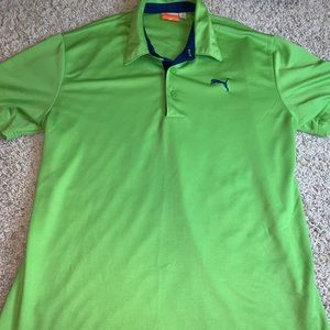 Puma golf polo; green